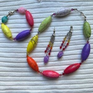 Fun handmade necklace set!